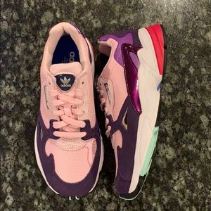 Adidas Falcon Clear Pink Legend Purple Size 7.5